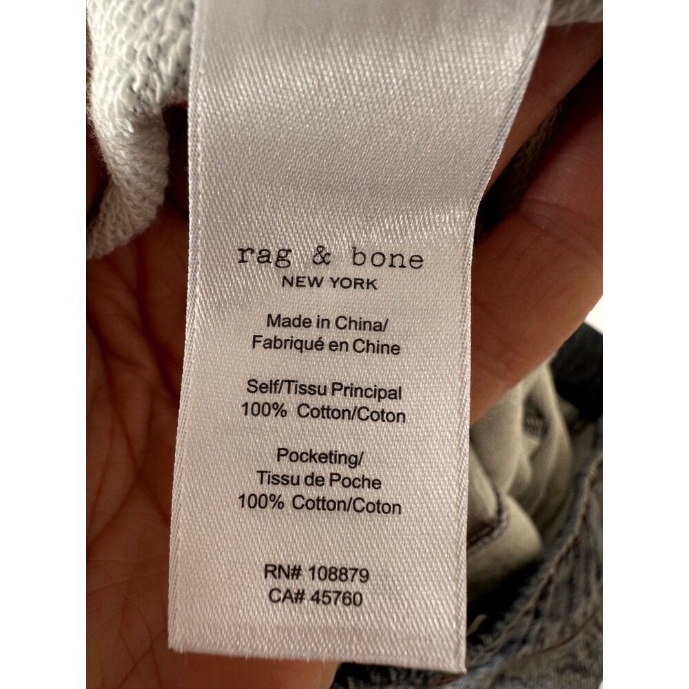 NWT $155 Rag & Bone Miramar Trompe L'Oeil Cotton Jogger Sweatpants Size Large - Picture 12 of 13